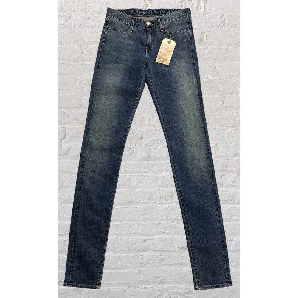 Ernest Sewn Jeans Womens 26 Esra Blue Super Slim Made In USA
